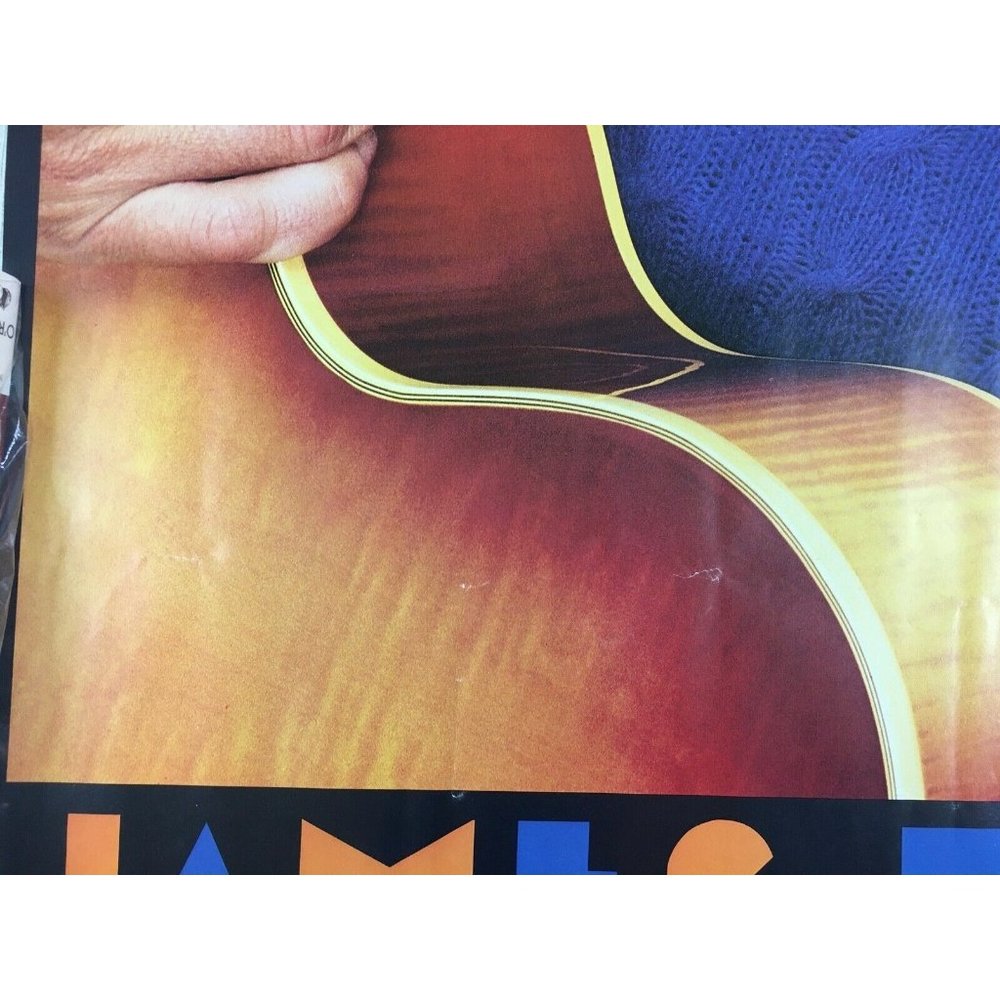 Vtg 1981 James Taylor Record Store Promo Poster Dad Loves His Work - Picture 8 of 12